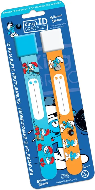 King's ID 2 Bracelets Schtroumpf pour Garçons