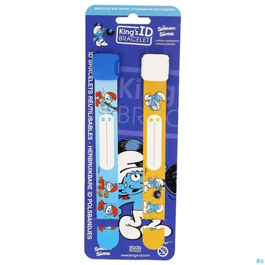 King's ID 2 Armbandjes Smurfen Jongen