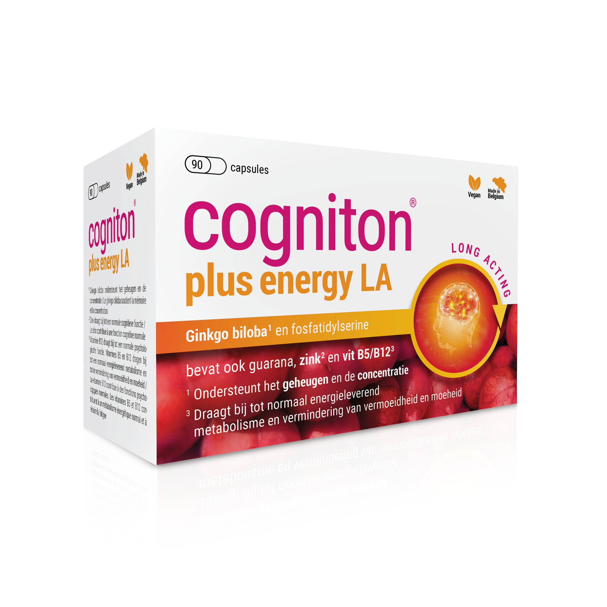 Cogniton Plus Energy Langdurige Werking 90 Capsules - Will Pharma
