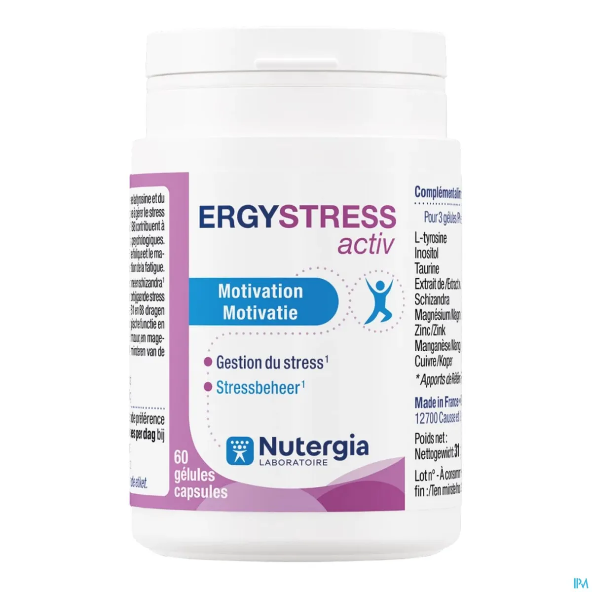 Nutergia Ergystress Activ 60 Capsules