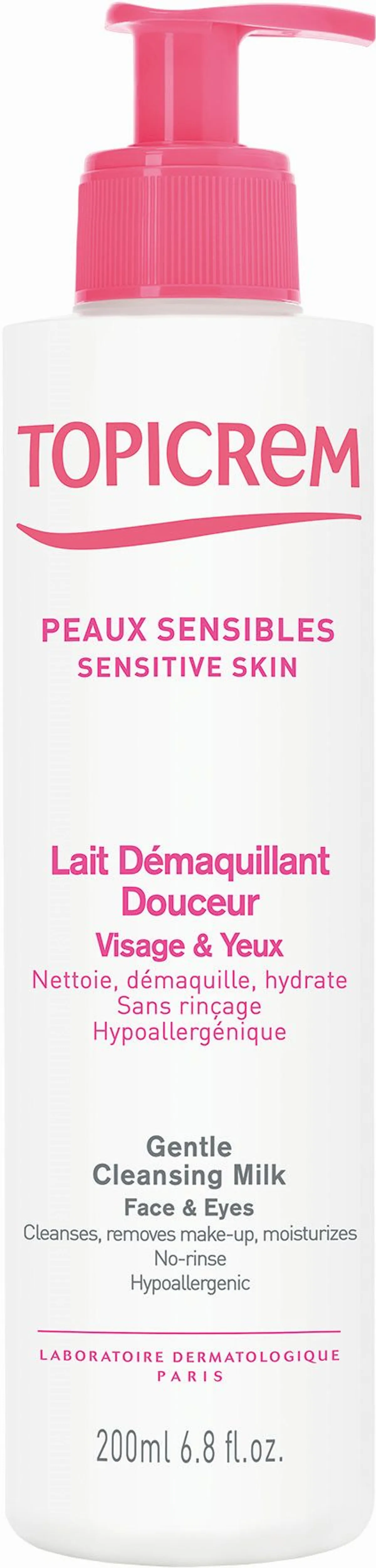 Topicrem Lait Démaquillant Douceur 200ml