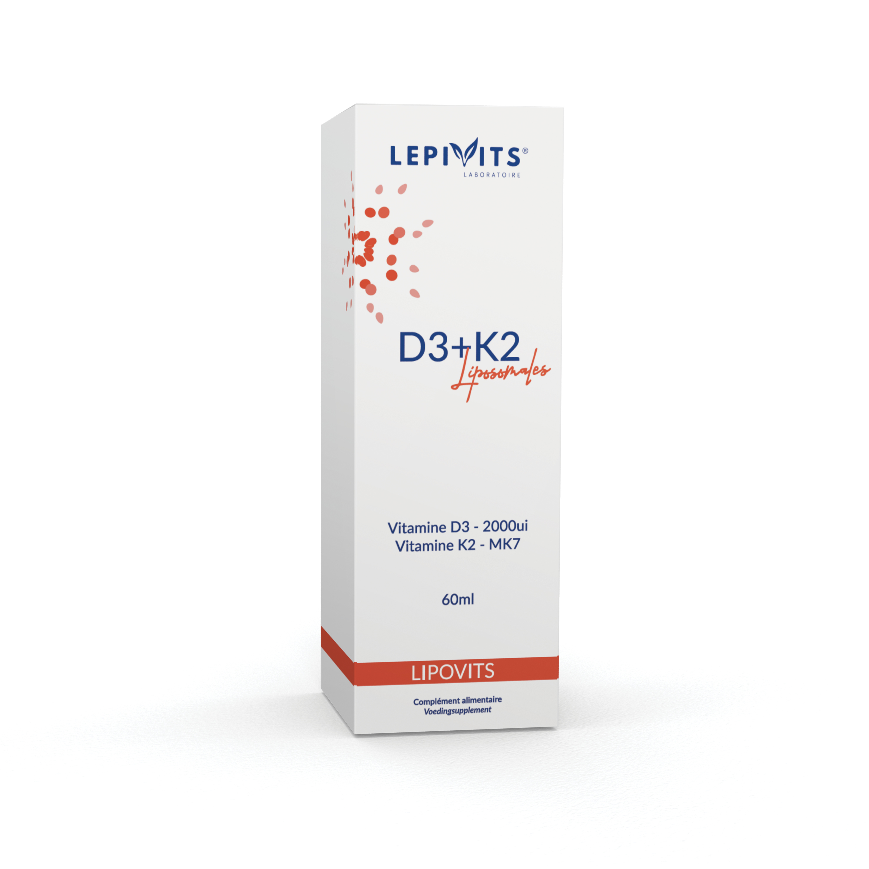 Lepivits D3+K2 Liposomaal Vegan 60 ml - Lepivits