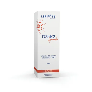 Lepivits D3+K2 Liposomaal Vegan 60 ml