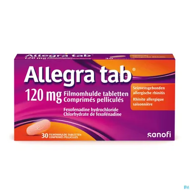 Allegratab 120mg 30 Comprimés