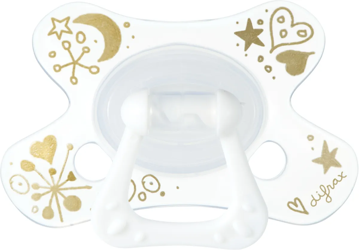 Difrax Sucette +12m Natural Or