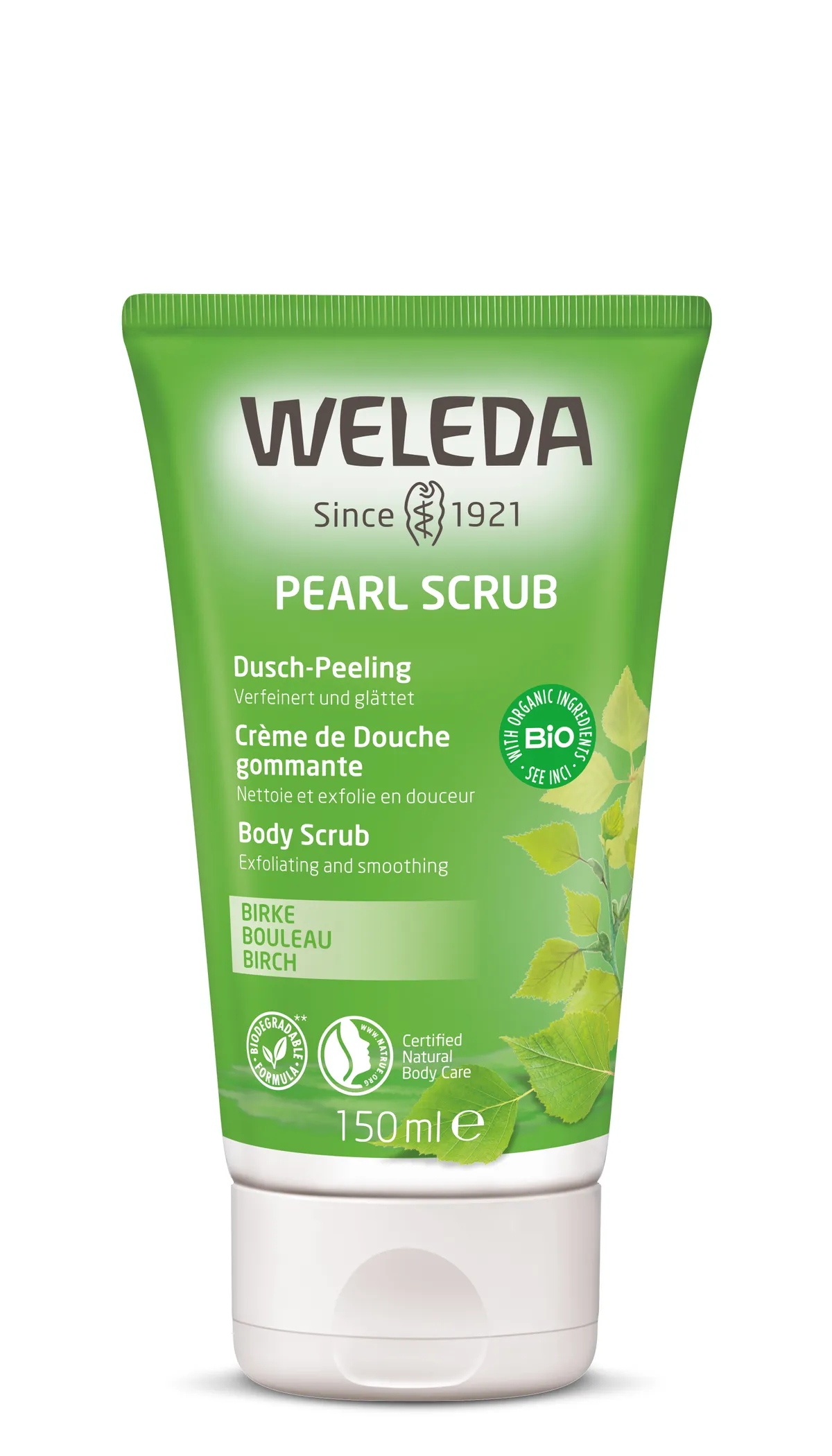 Weleda Douche Peeling met Berk 150ml