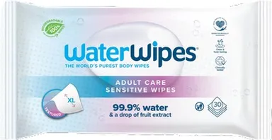 WaterWipes Adult Care Sensitives 30 Lingettes