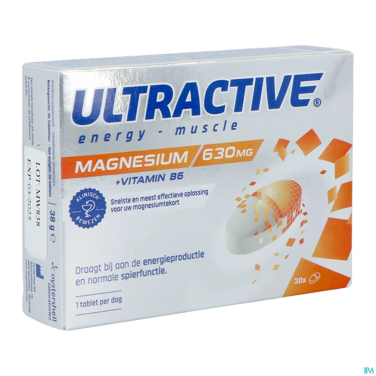 Ultractive Magnésium 30 Tabletten