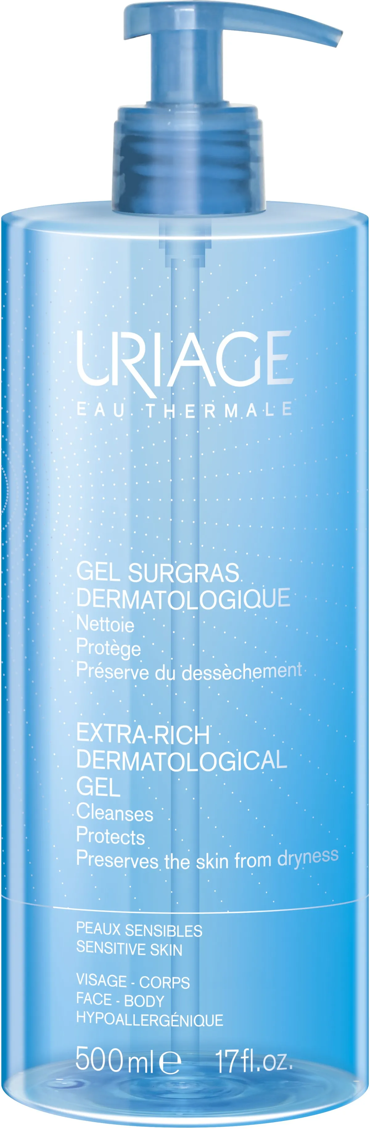 Uriage Gel Nettoyant Surgras Dermatologique 500ml