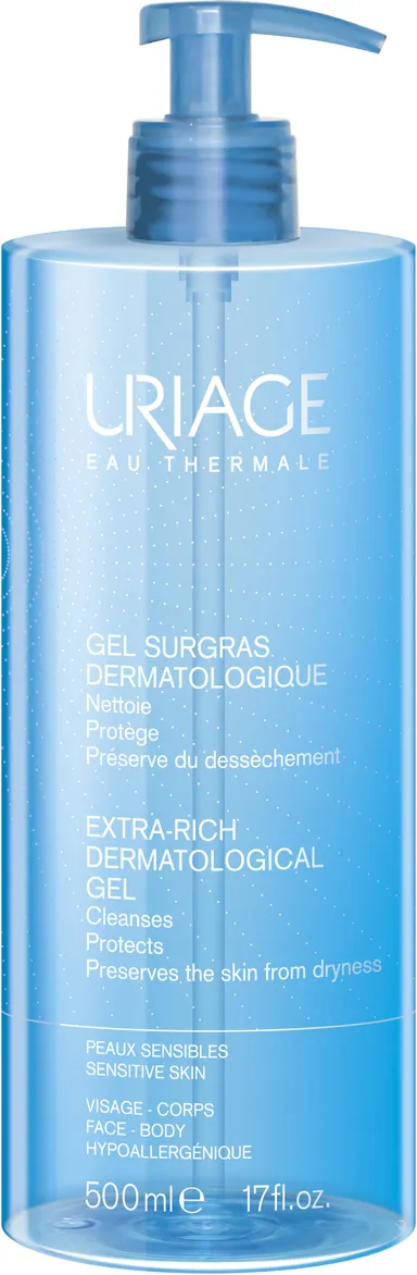 Uriage Gel Nettoyant Surgras Dermatologique 500ml