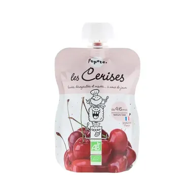 Popote Knijpfles Kersen 120 g