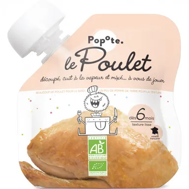 Popote Knijpfles Kip 60 g