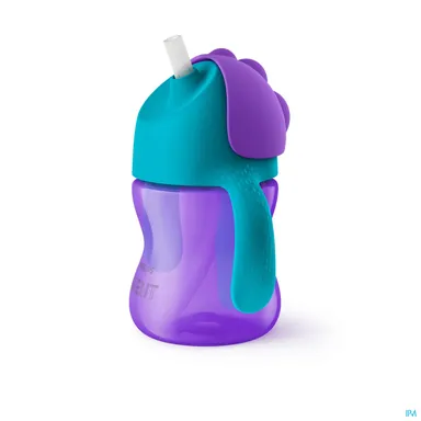 Philips Avent Drinkbeker met Rietje Girl Paars 200 ml