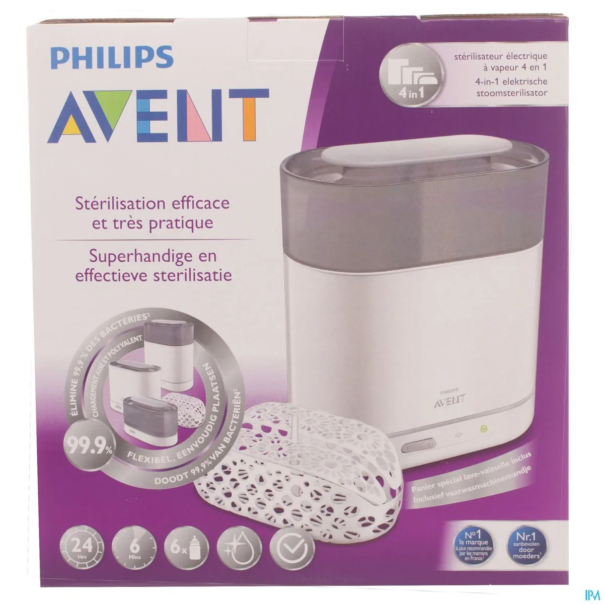 Philips Avent Stoomsterilisator Electrisch 4in1