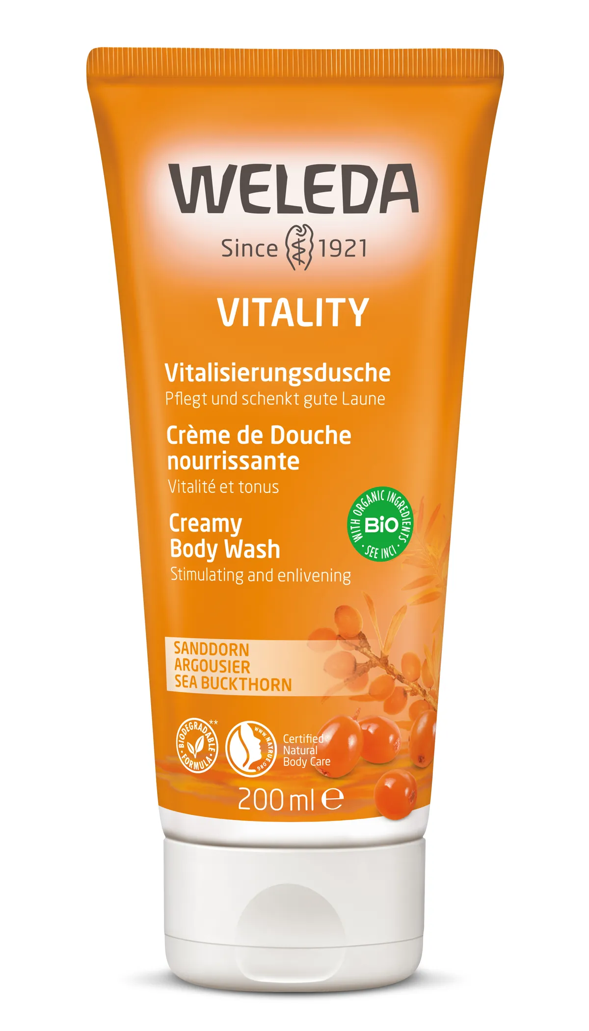 Weleda Douchecrème met Duindoorn 200ml