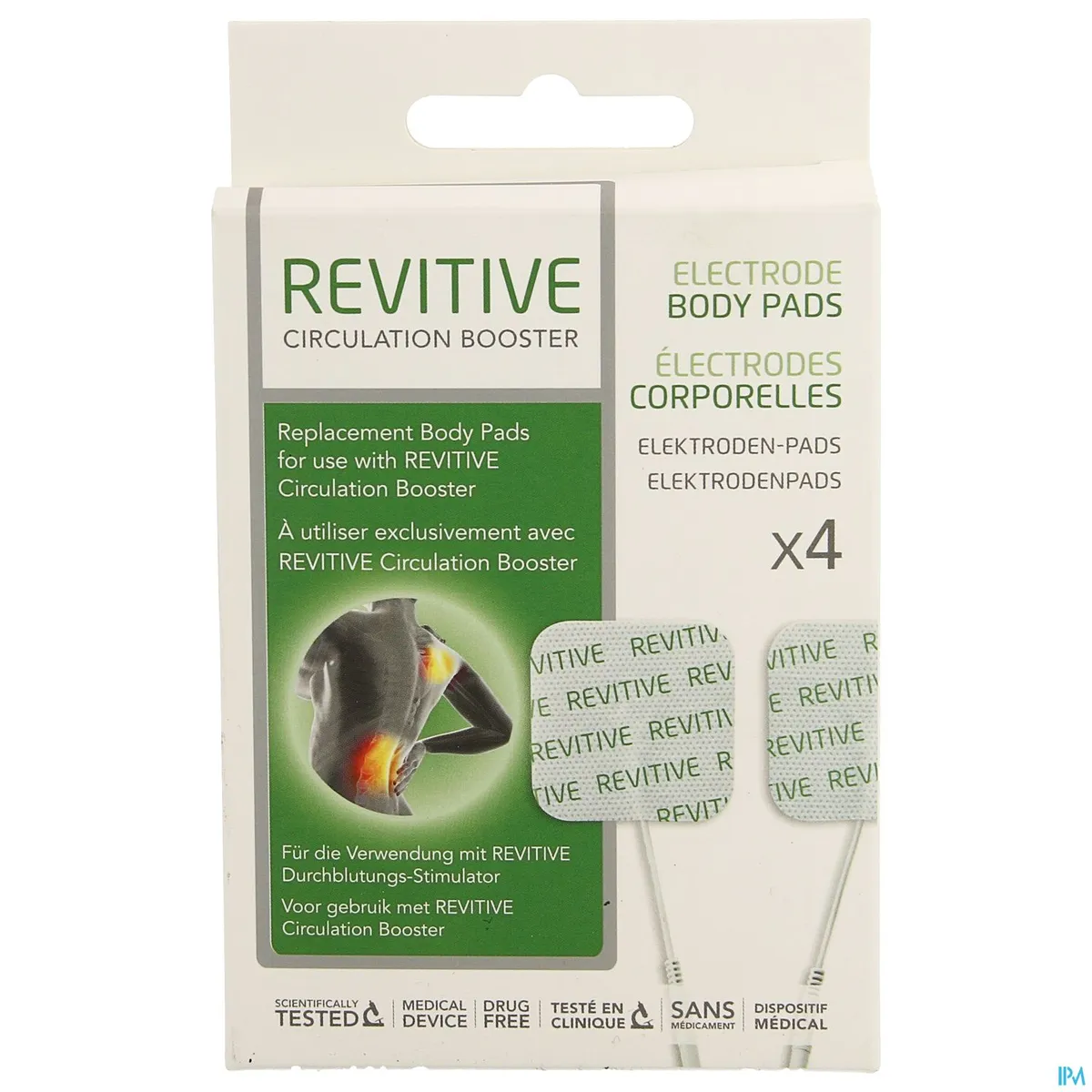 Revitive Tens Electrodes Set De 4 Patchs