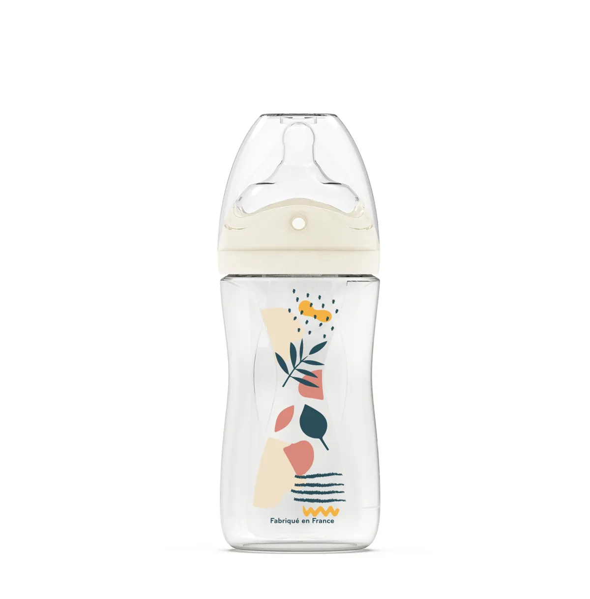 Dodie Biberon Tétine Multi-Perforée Anti-Colique Rose +3M 150ml