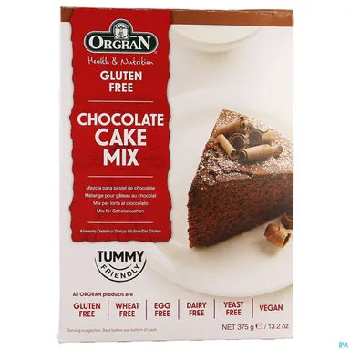 Orgran Mix Cake Chocolat 375g 4501