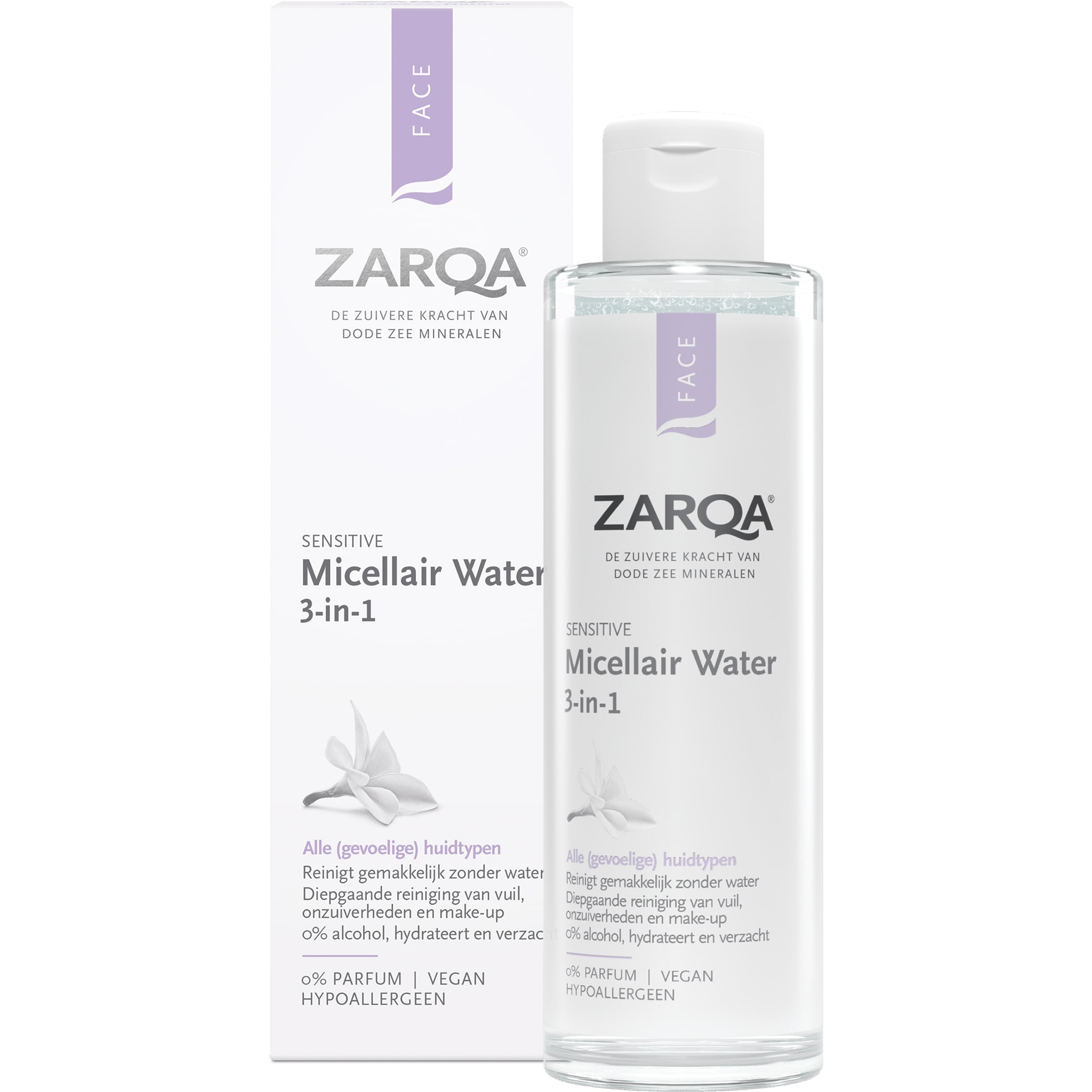 Zarqa Face Sensitive Micellair Water 3-in-1 200 ml - Purasana