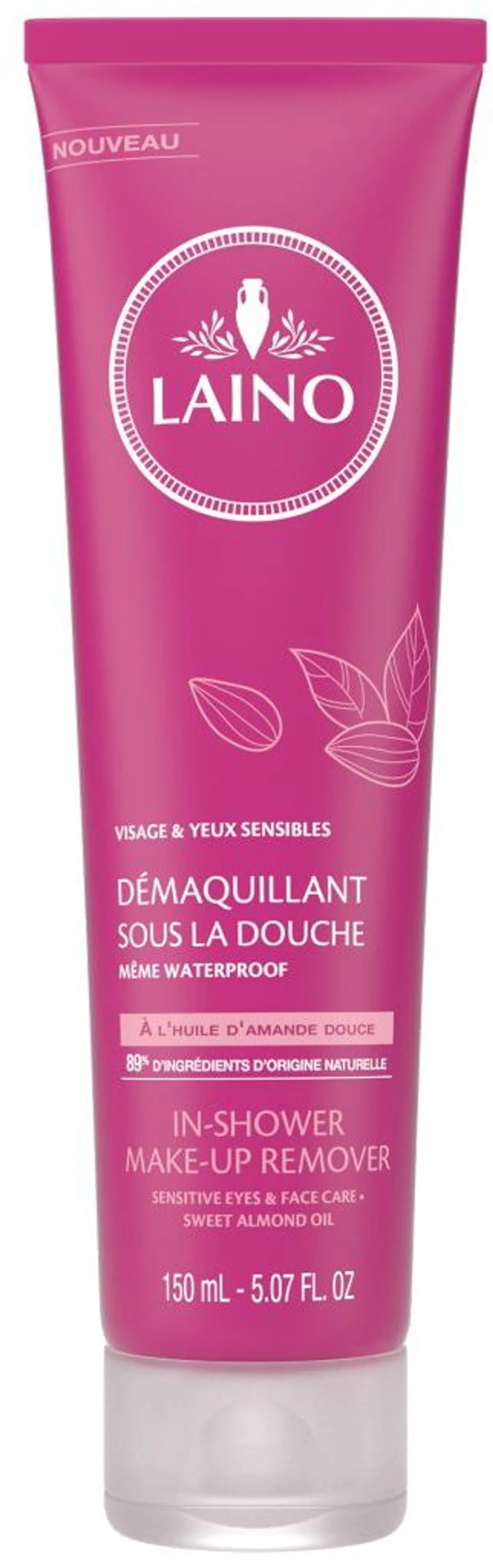 Laino Demaquillant Sous Douche Tube 150ml
