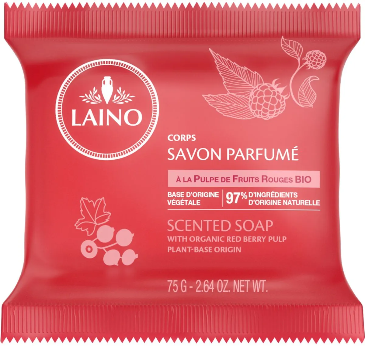 Laino Savon Parfumé Fruits Rouges 75g