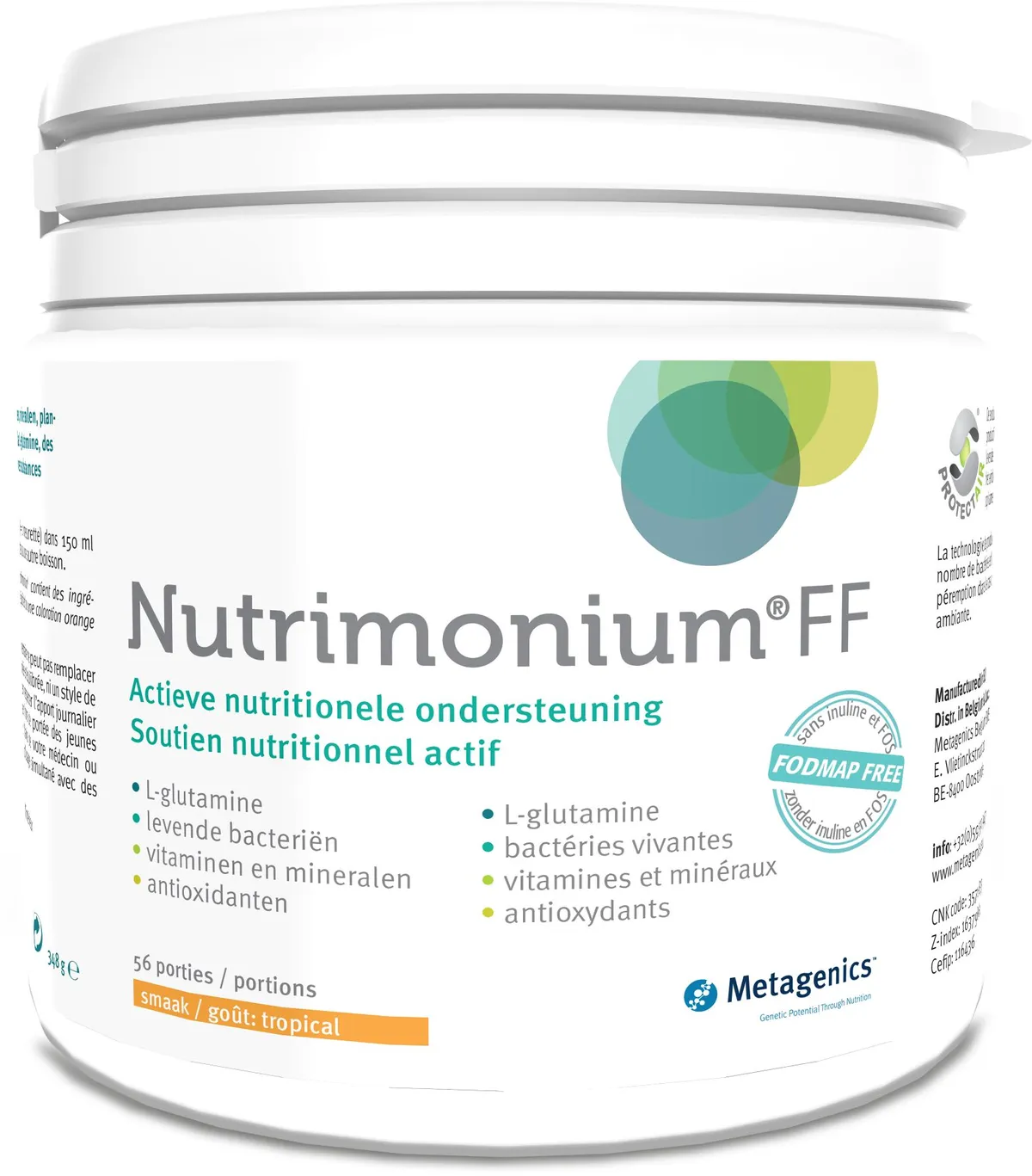 Nutrimonium FF Tropische Poeder 56 Delen