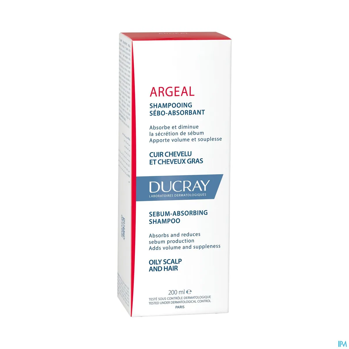 Ducray Argeal Talgabsorberende Verzorgende Shampoo 200ml