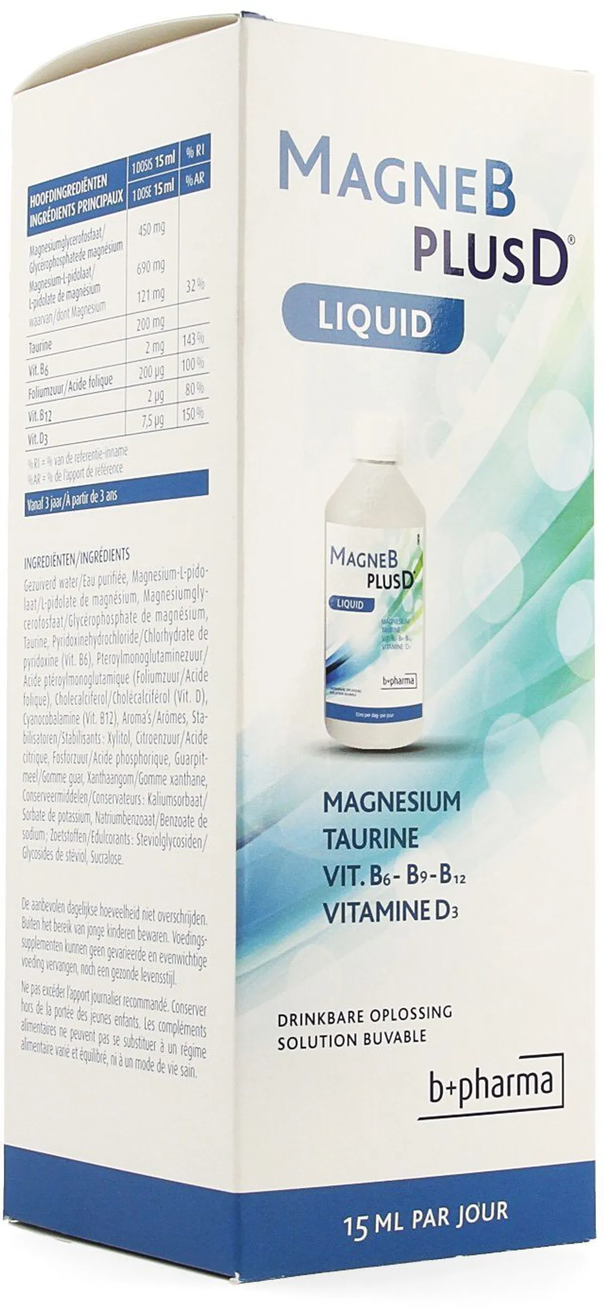 Magne B Plus D Liquid 500ml