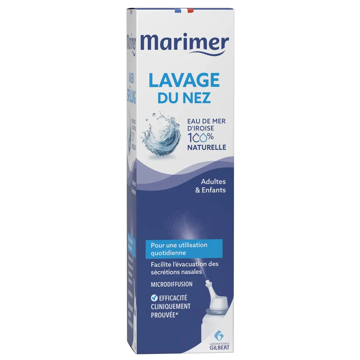 Marimer Eau de Mer Isotonique (Nez Sec - Encombré) Spray 100ml