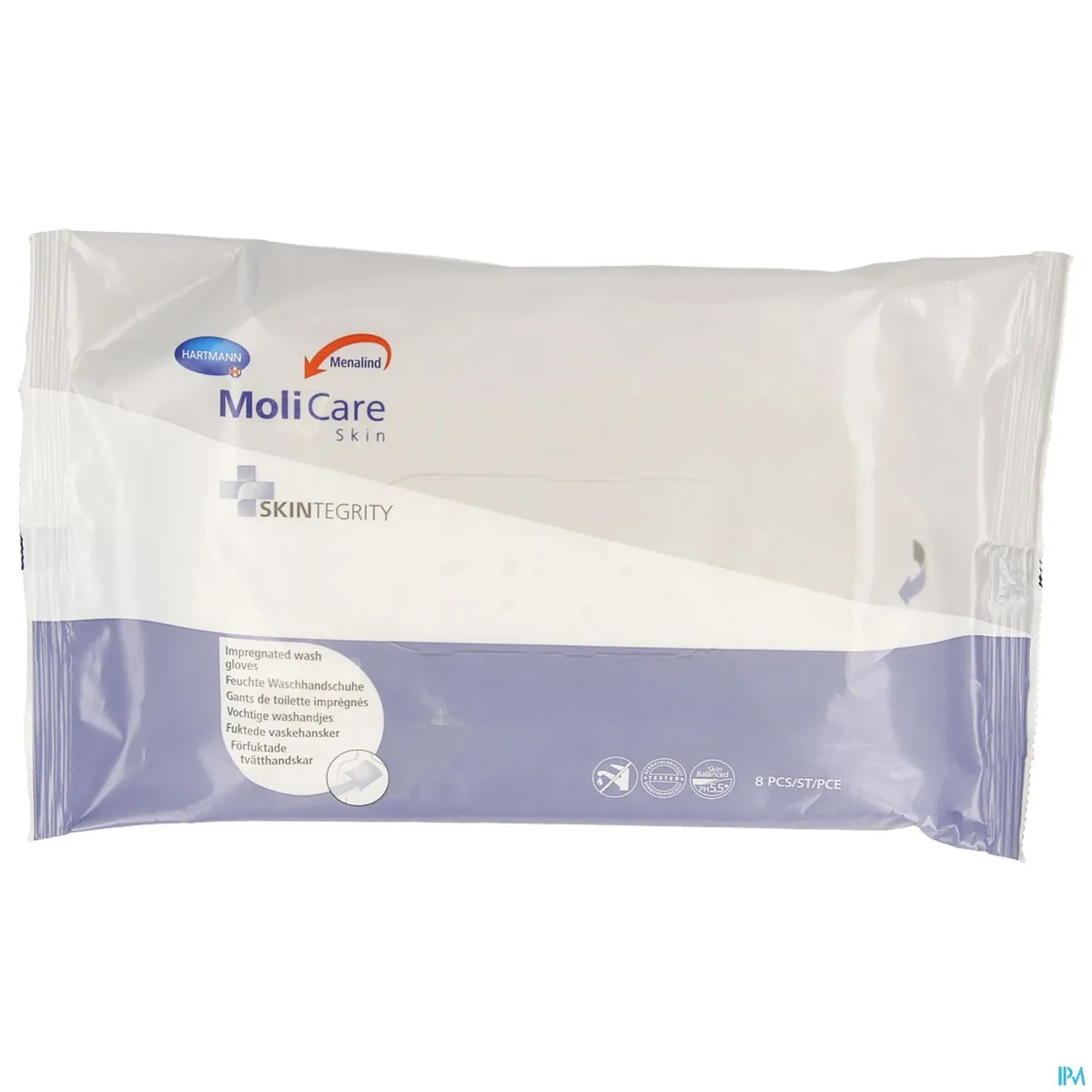 MoliCare Skin Clean Verzorgende Washandjes 8st
