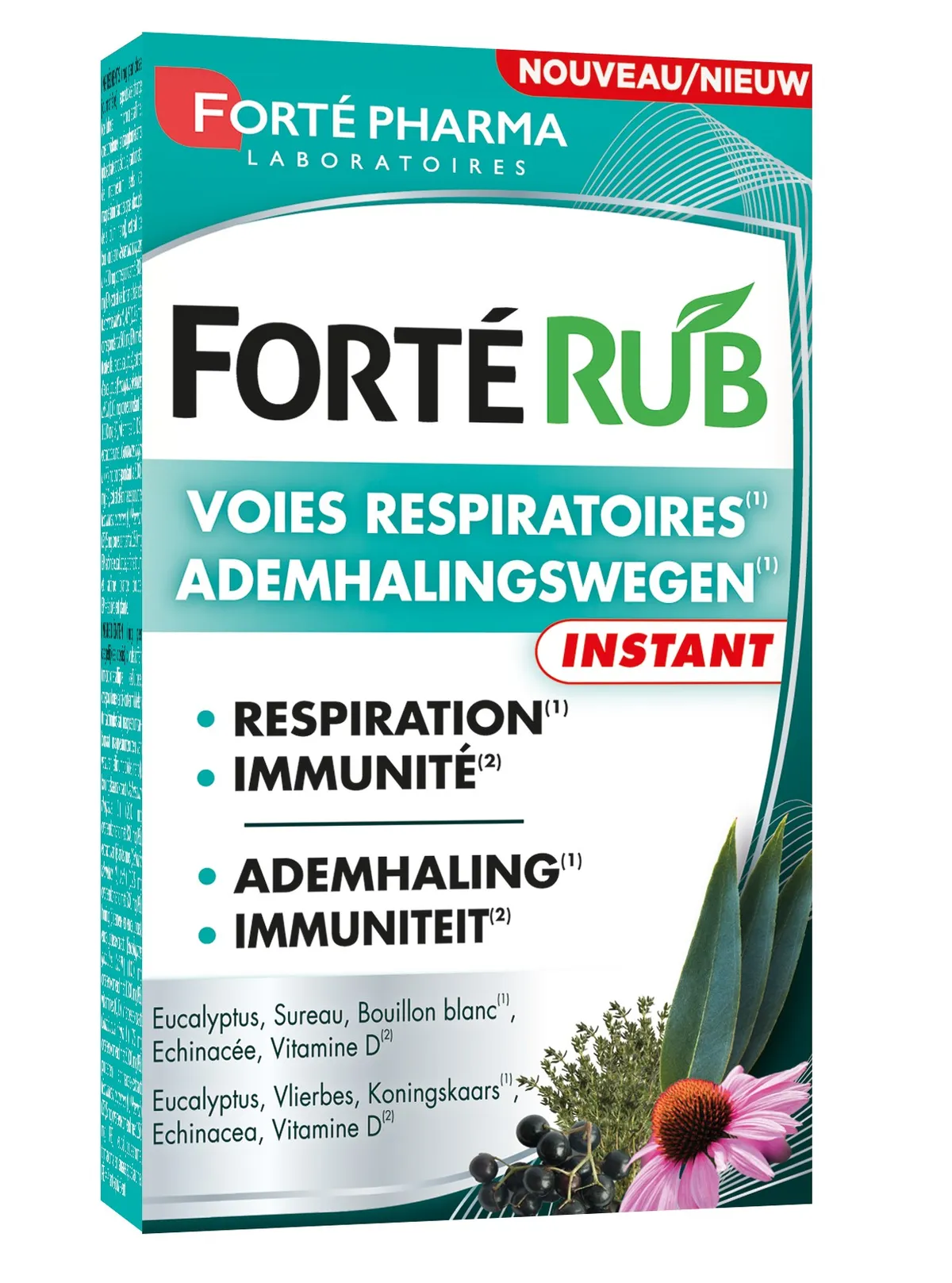 Forté Pharma FortéRub 10 Gelules Dag en 5 Gelules Nacht (kuur 5 dagen)