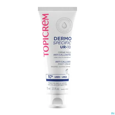 Topicrem UR-10 Voetcrème Anti-Eelt 75ml