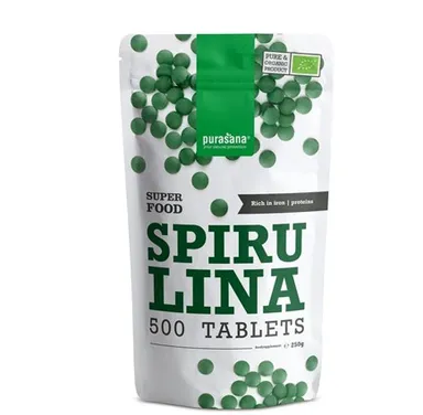 Purasana Spirulina 500 Comprimés