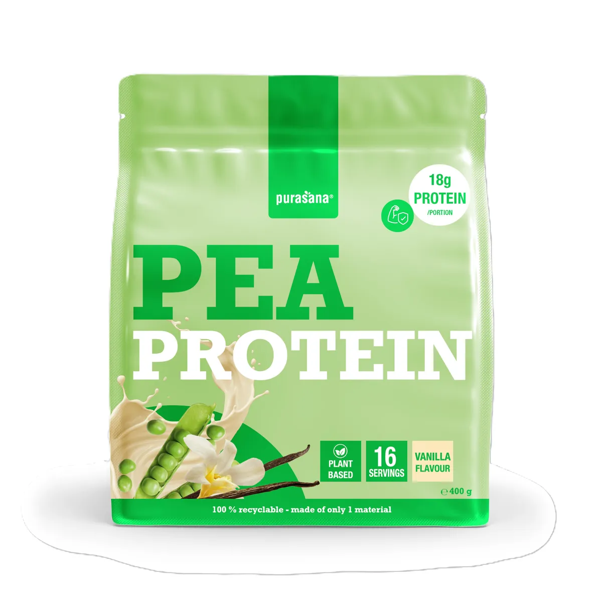 Purasana Pea Protein Vanille 400 g
