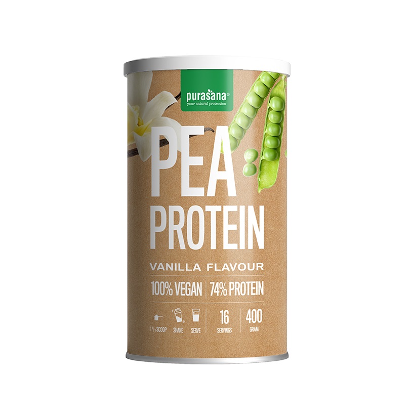 Purasana Pea Protein Vanille 400 g - Purasana