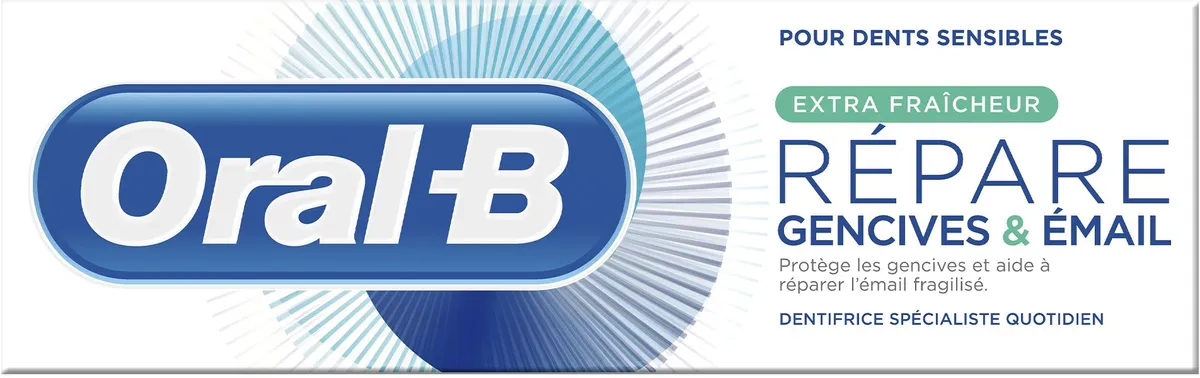 Oral-B Dentifrice Répare Gençives et Email Extra Fraicheur 75ml
