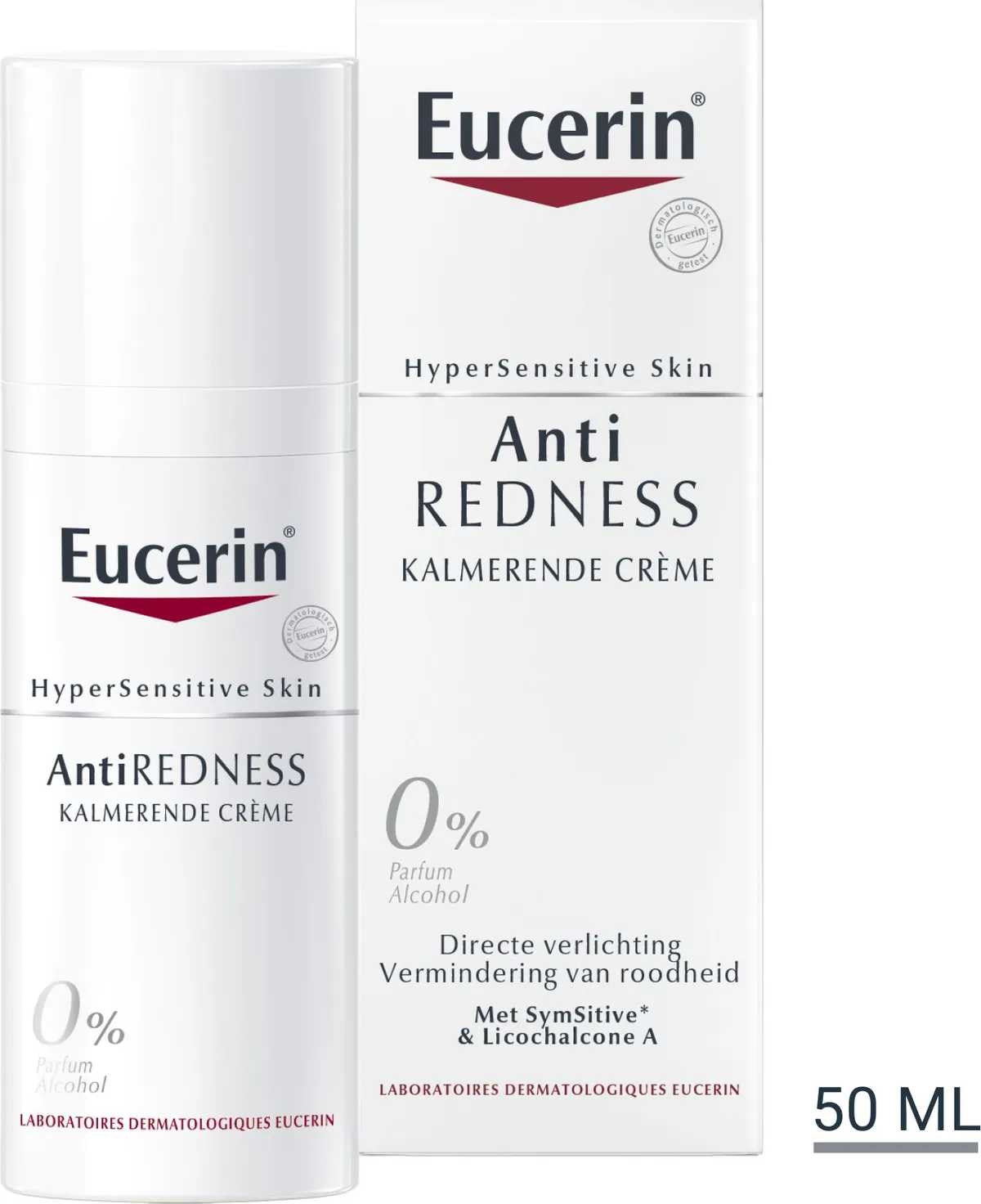 Eucerin Anti-Redness Kalmerende Crème Hypergevoelige Huid met pomp 50ml