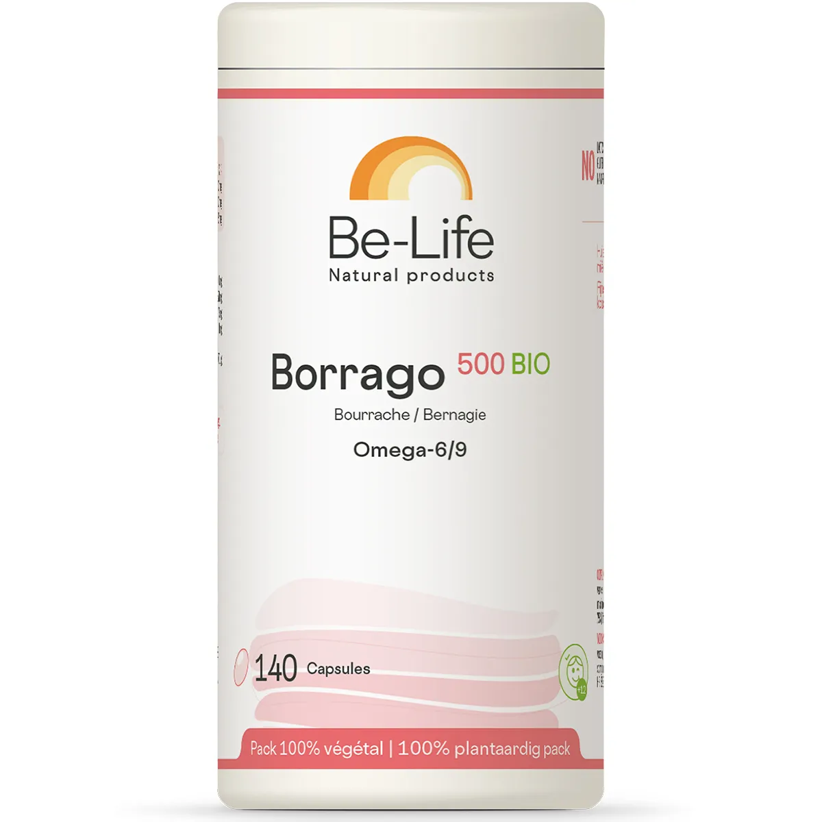 Be Life Borrago 500 Bio 140 Gélules