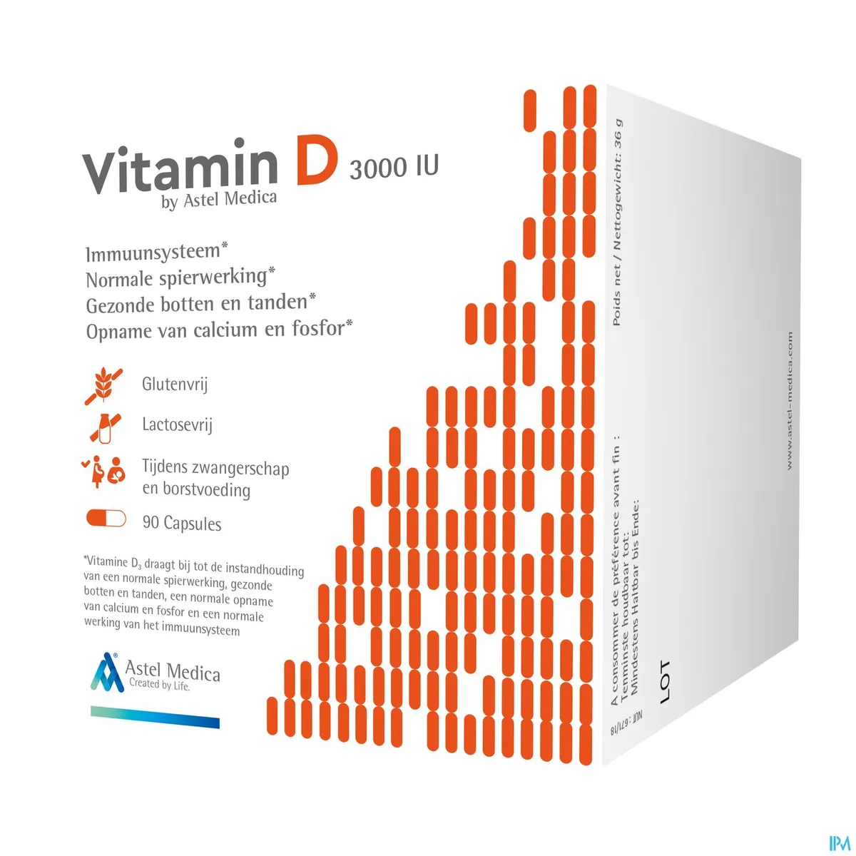 Astel Vitamine D 3000IU 90 Comprimés