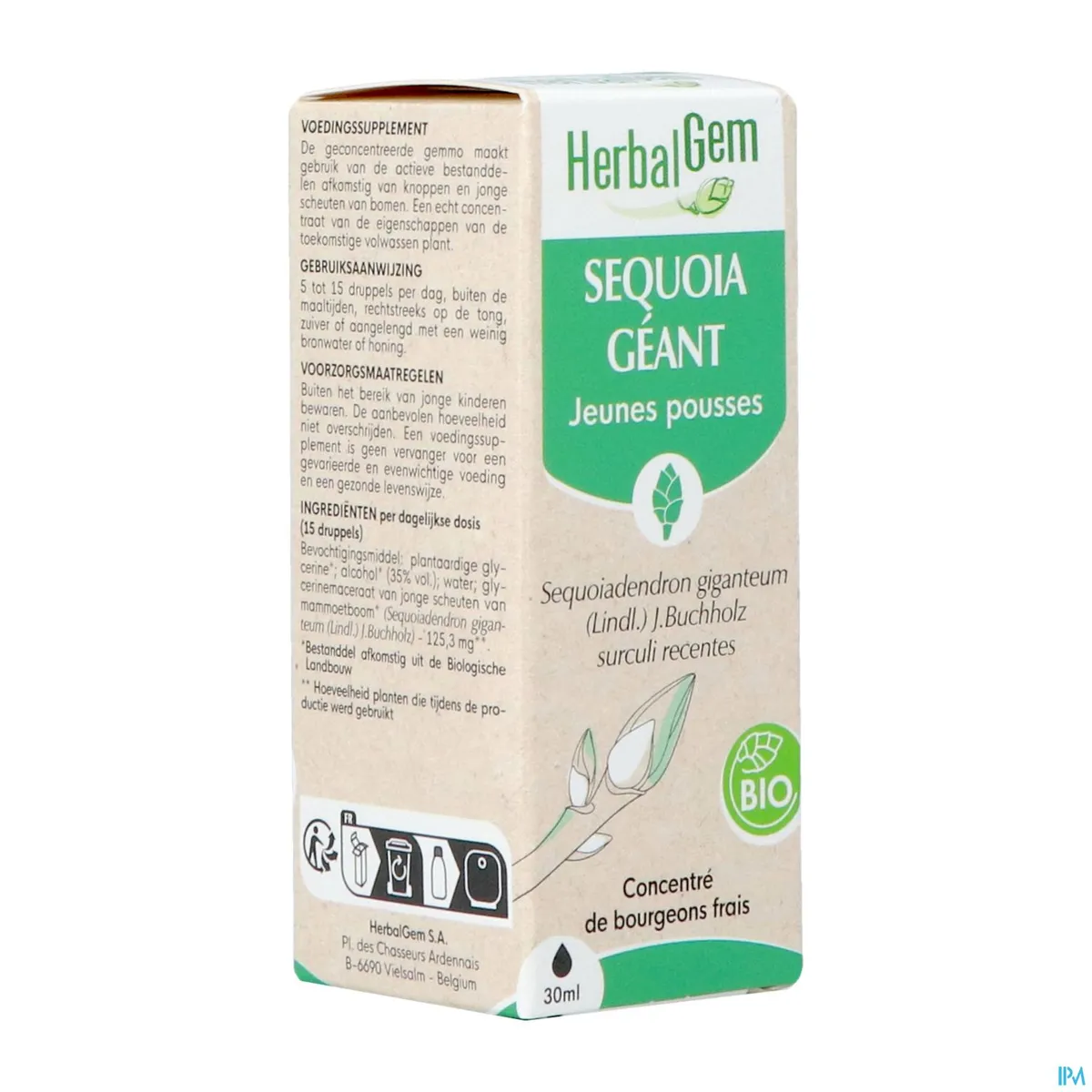 Herbalgem Bourgeons Séquoia Bio 30ml