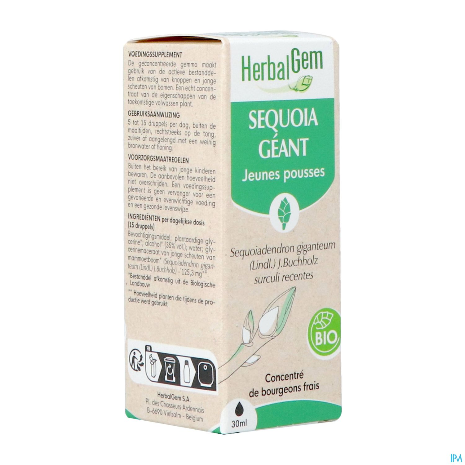 Herbalgem Sequoiaknoppen Bio 30 ml - HerbalGem