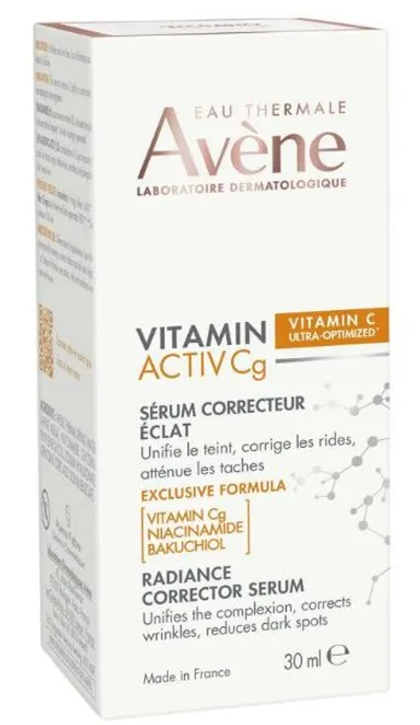 Avène Vitamine Activ Cg Corrigerend Serum Stralende Teint Anti-Aging Vitamine C 30Ml