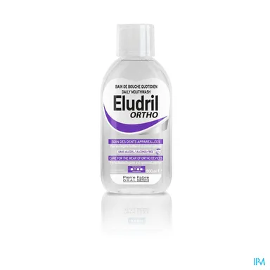 Oral Care Eludril Ortho, Dagelijkse Mondspoeling Orthodontische Apparatuur 500Ml