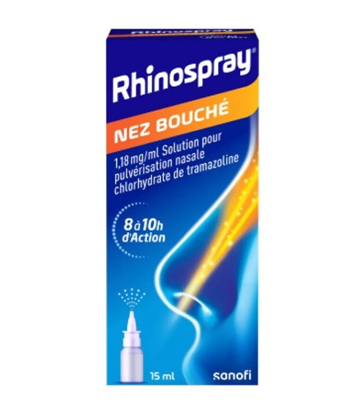 Rhinospray Nez Bouché 1,18mg/ml Spray Nasal 15ml