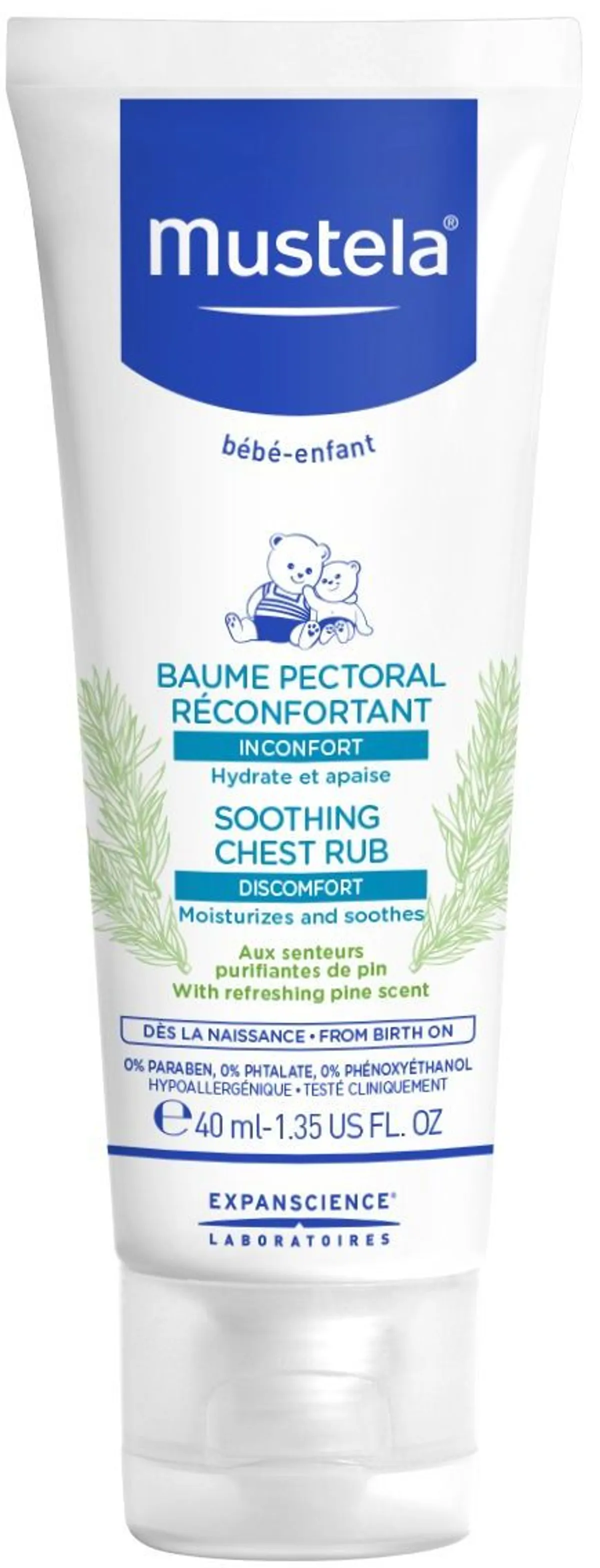 Mustela Baume Pectoral Réconfortant 40ml