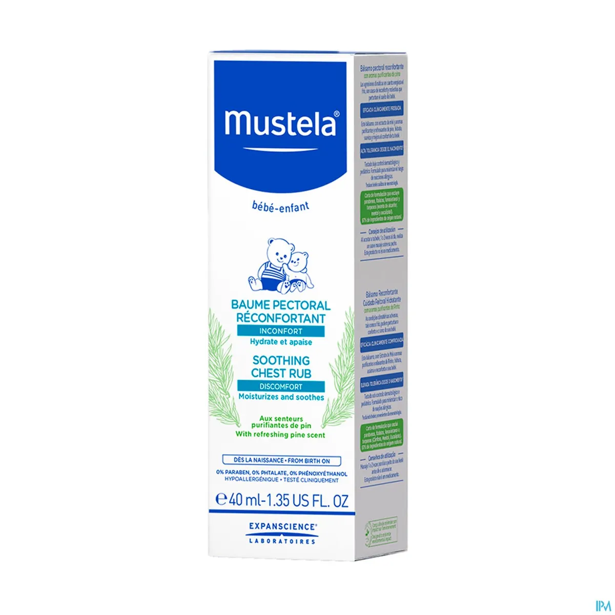 Mustela Versterkende Borstbalsem 40 ml