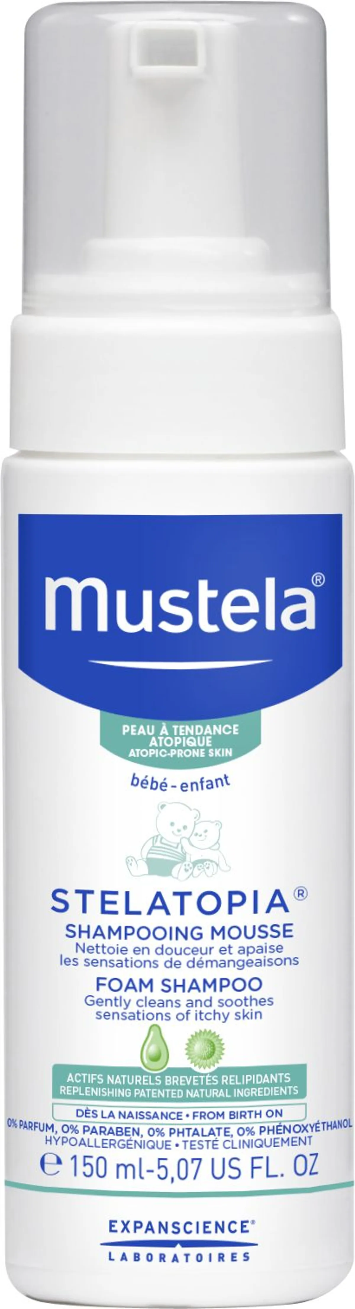 Mustela PA Stelatopia Shampooing Mousse 150ml