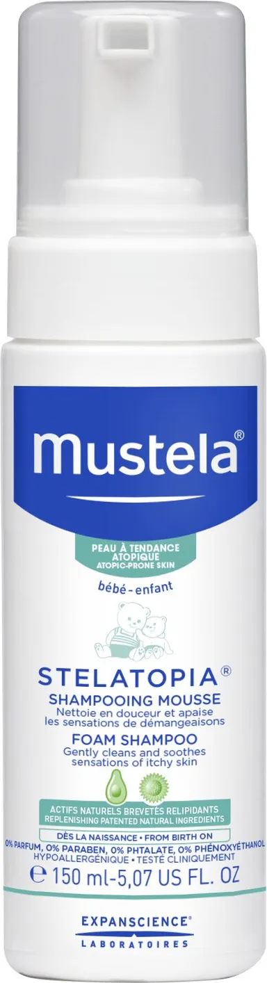 Mustela PA Stelatopia Shampooing Mousse 150ml