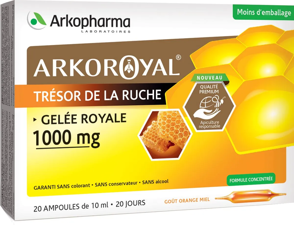 ArkoRoyal Gelée Royale 1000mg Ampoules 20x10ml