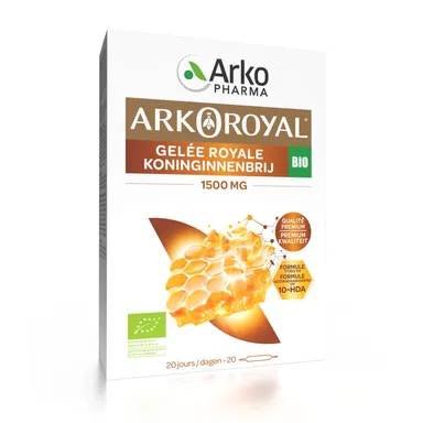 ArkoRoyal Gelée Royale Bio 1500mg Ampoules 20x10ml